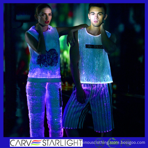 The light up hoodie led fiber optic hoodie